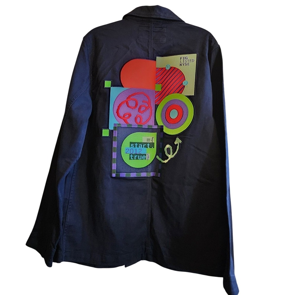 Quince Figma Chore Jacket Mens L Navy Blue NWT NYSE Collector Tech Utility Coat